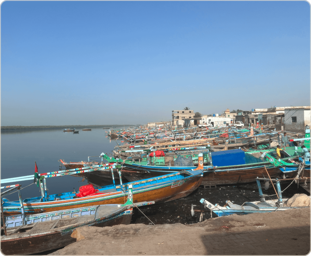 Boats at Ibrahim Hyderi