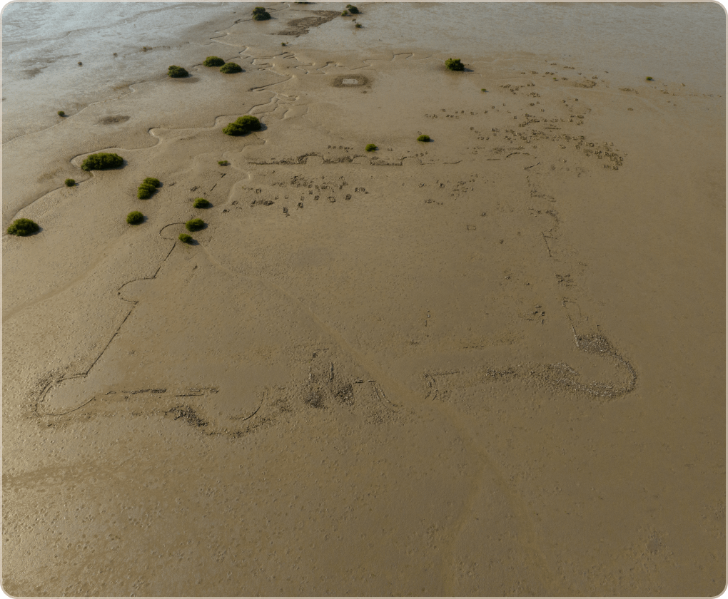 Aerial view of Jam Jaskar Goth