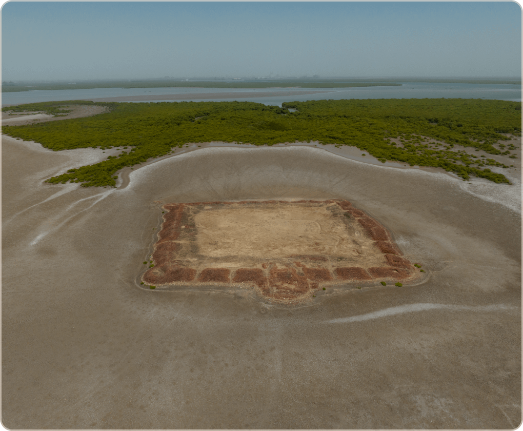 The Ratukot Fort located towards the eastern end of Muchaq Island